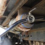 bent winch bar in use