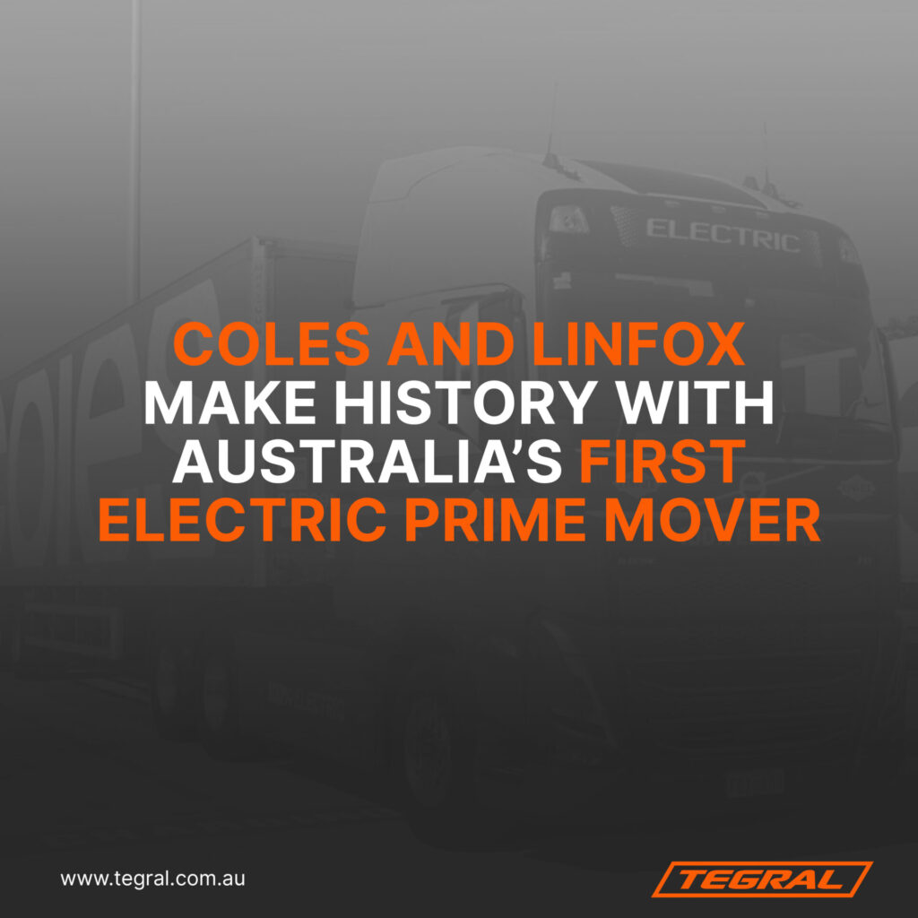 Coles and Linfox Make History with Australia’s First Electric Prime Mover