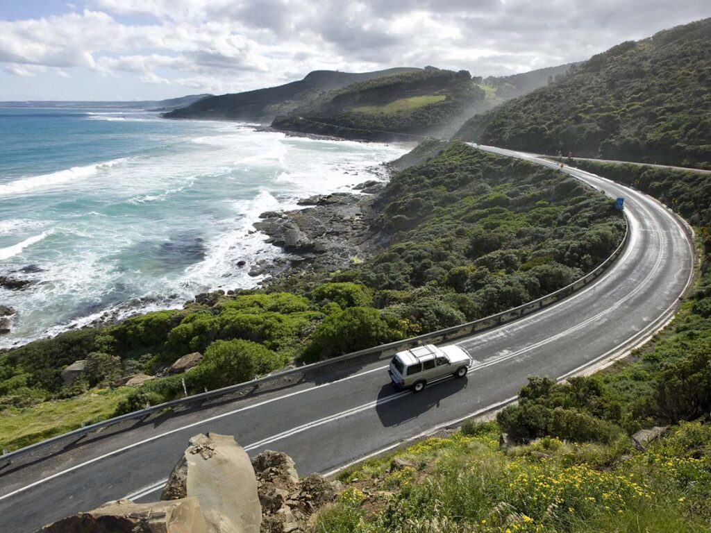 scenic trucking routes | great ocean road